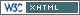This Plone site is valid XHTML. Valid XHTML